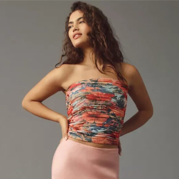 Brand New Pilcro Textured Tube Top - Picture 4 of 10